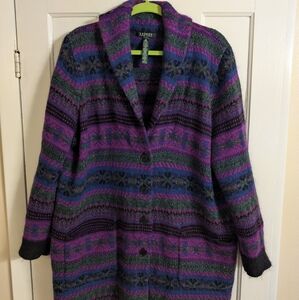 Lauren Ralph Lauren Aztec Wool Sweater